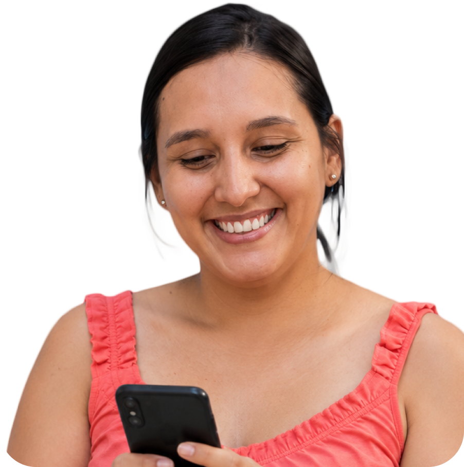 Persona completando su perfil preventivo en la app PreCare